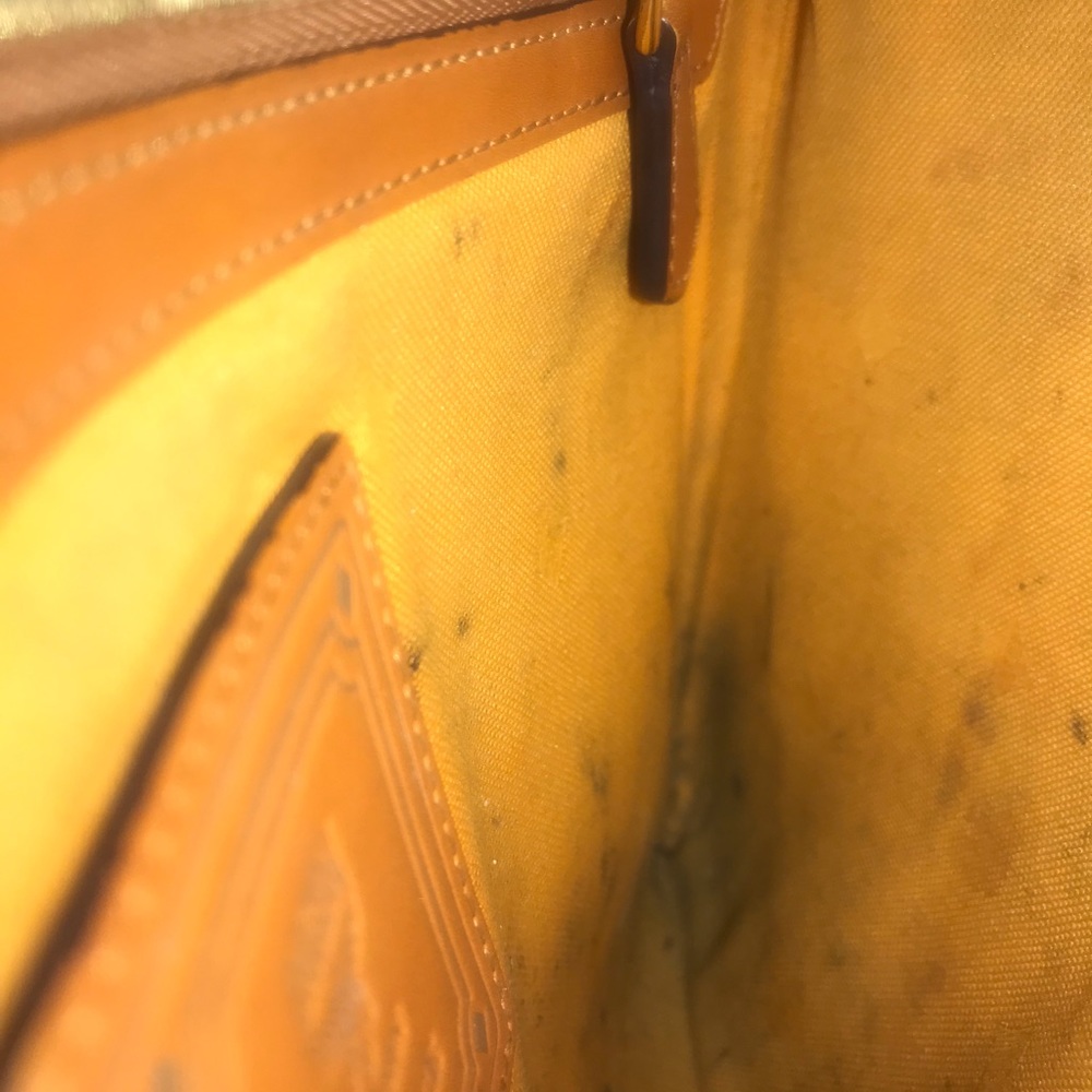 MCM pouch inside view.